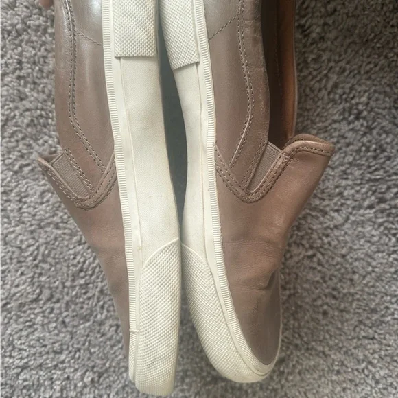 Frye Men's Brown Leather Slip-On Sneakers Shoes - Picture 3 of 4
